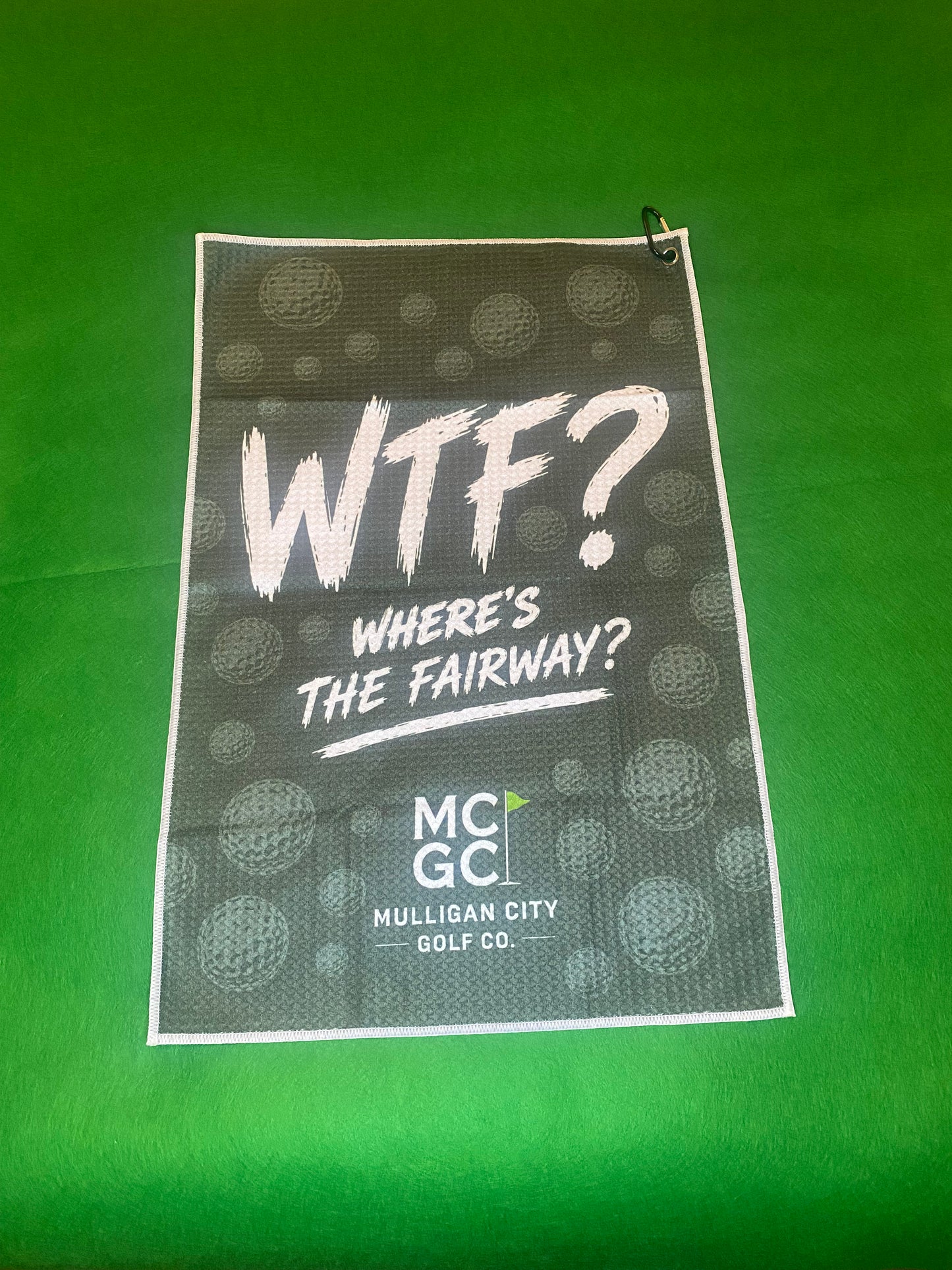 WTF? Where’s The Fairway Towel