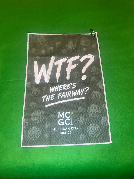 WTF? Where’s The Fairway Towel